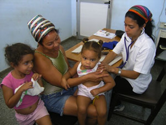 doctor and family cuba